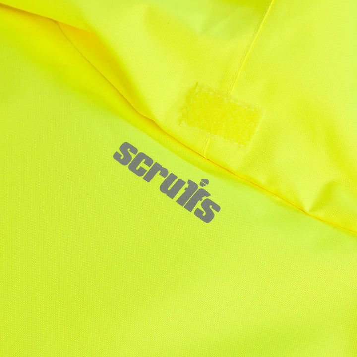 Scruffs Hi-Vis Waterproof Jacket Yellow/Navy — Product Detail 406 
