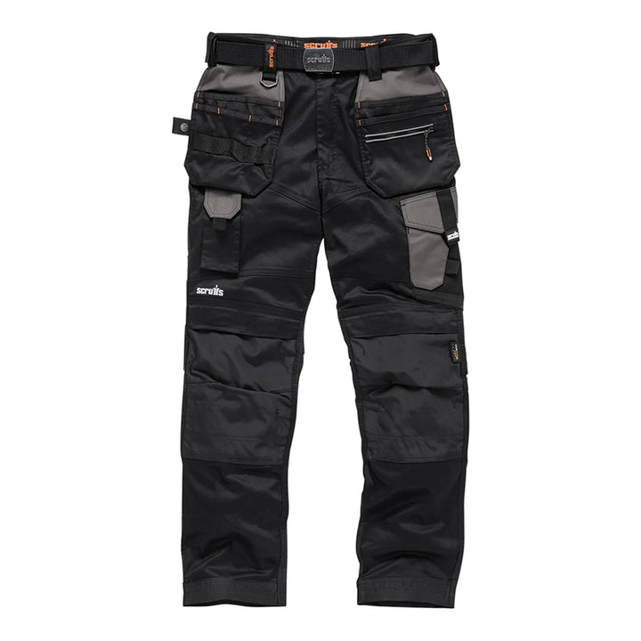 Scruffs Pro Flex Holster Trousers Black — Hero 