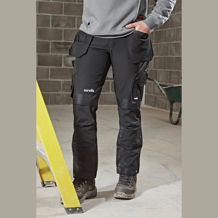 Scruffs Pro Flex Plus Holster Trousers Black — Product Detail 2 