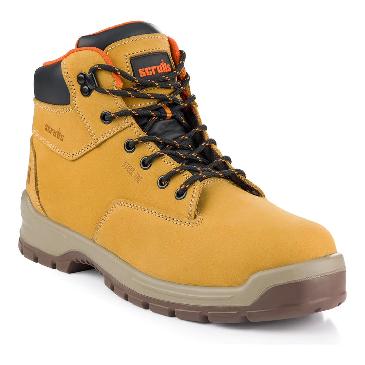 Scruffs Stratton SB Safety Boots Tan — Hero 