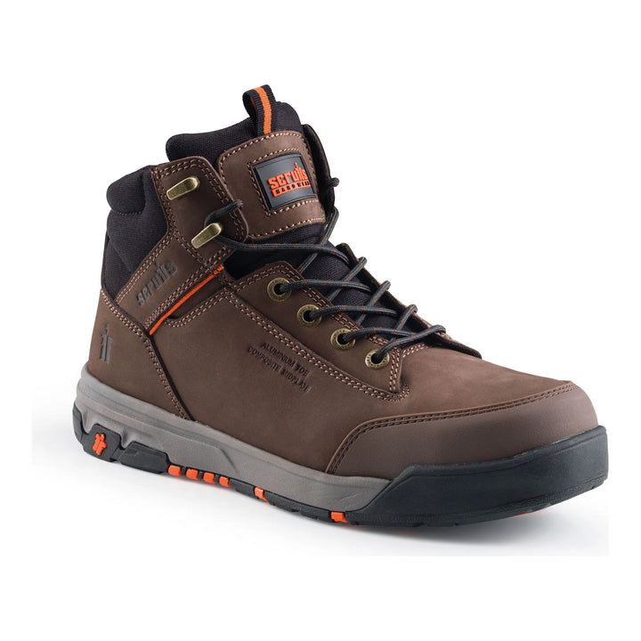 Scruffs Switchback 3 S3L Safety Boots Brown — Hero 