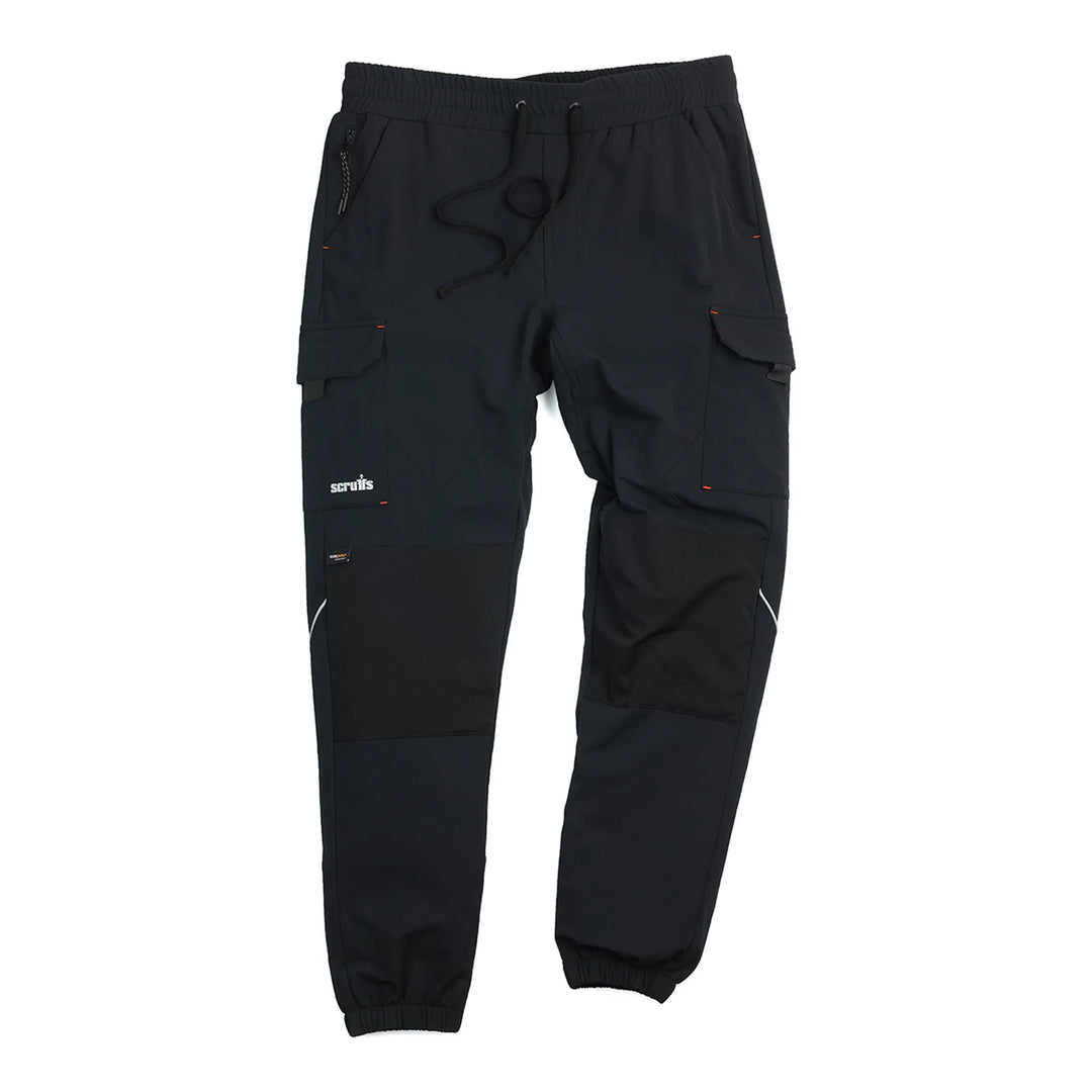 Scruffs Tech Hybrid Joggers Black — Hero #colour_black