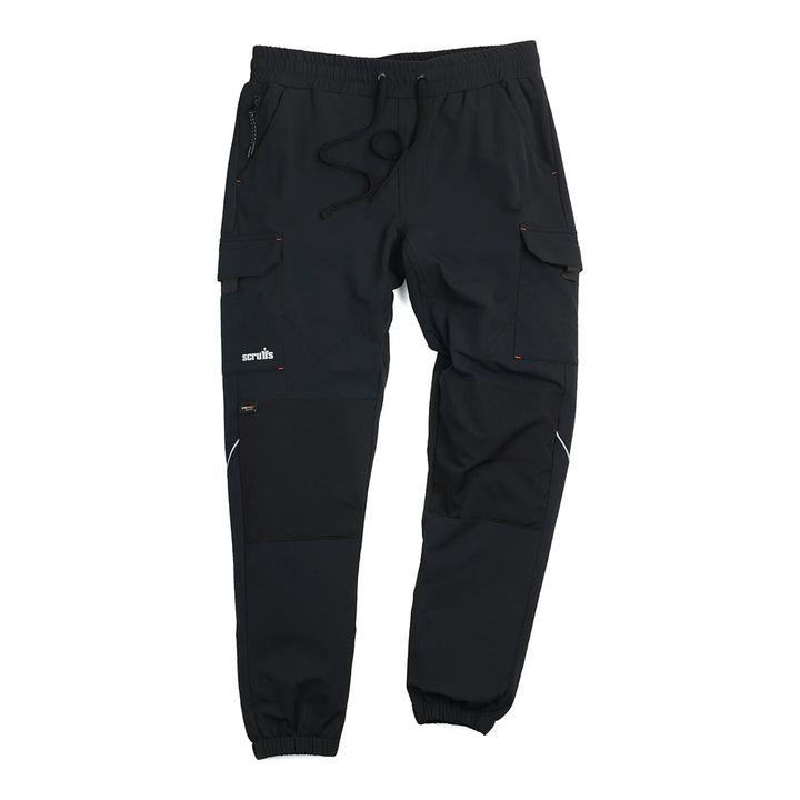 Scruffs Tech Hybrid Joggers Black — Hero 
