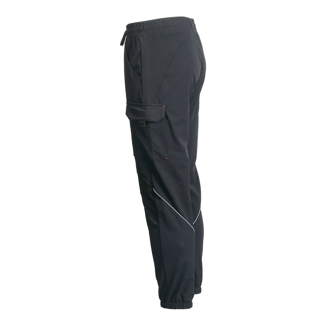Scruffs Tech Hybrid Joggers Black — Side View 