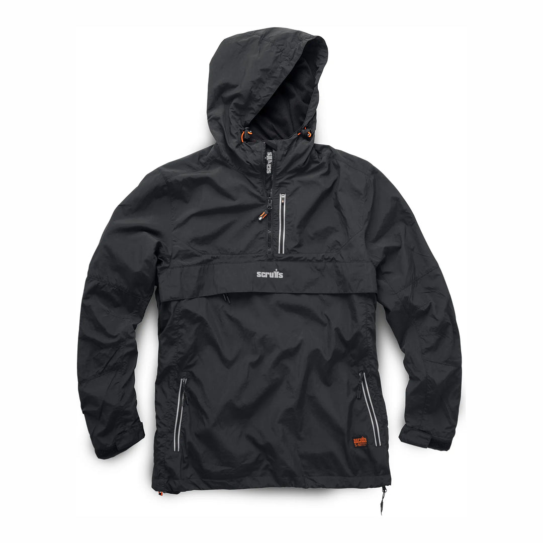 Scruffs Tech Over-head Jacket Black — Hero #colour_black