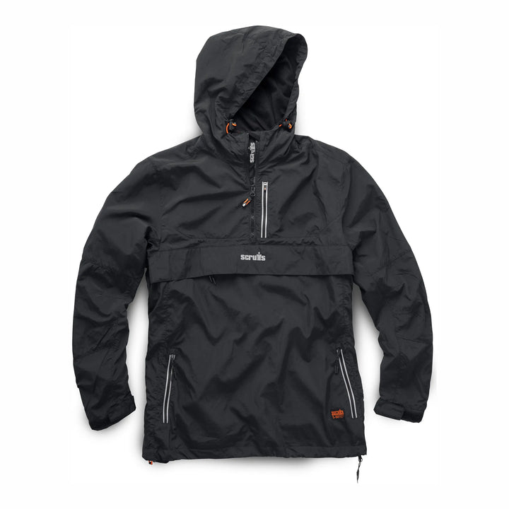 Scruffs Tech Over-head Jacket Black — Hero 