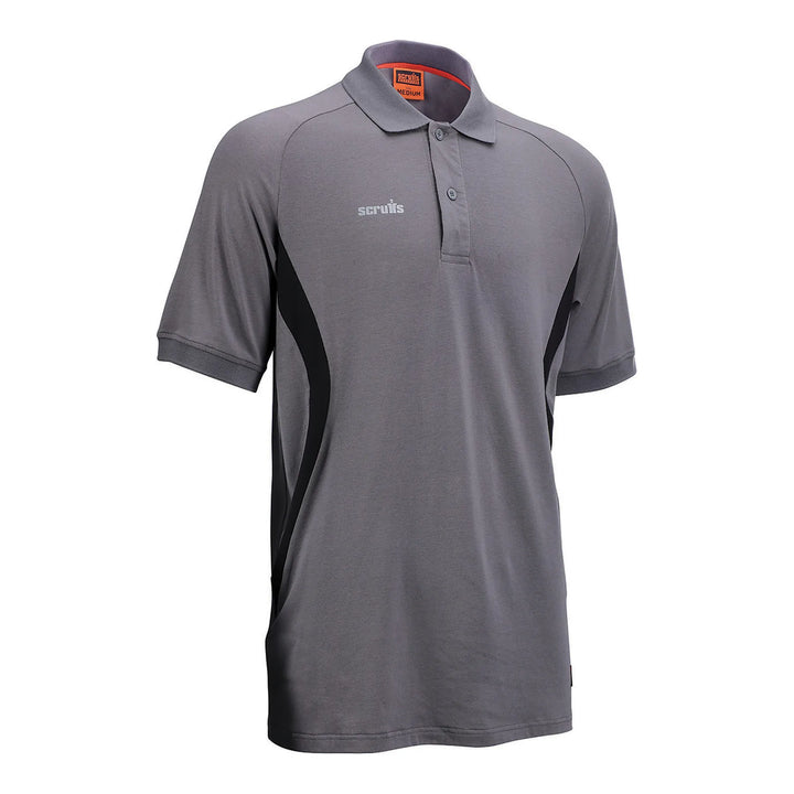 Scruffs Tech Polo Shirt Graphite — Product Detail 1 