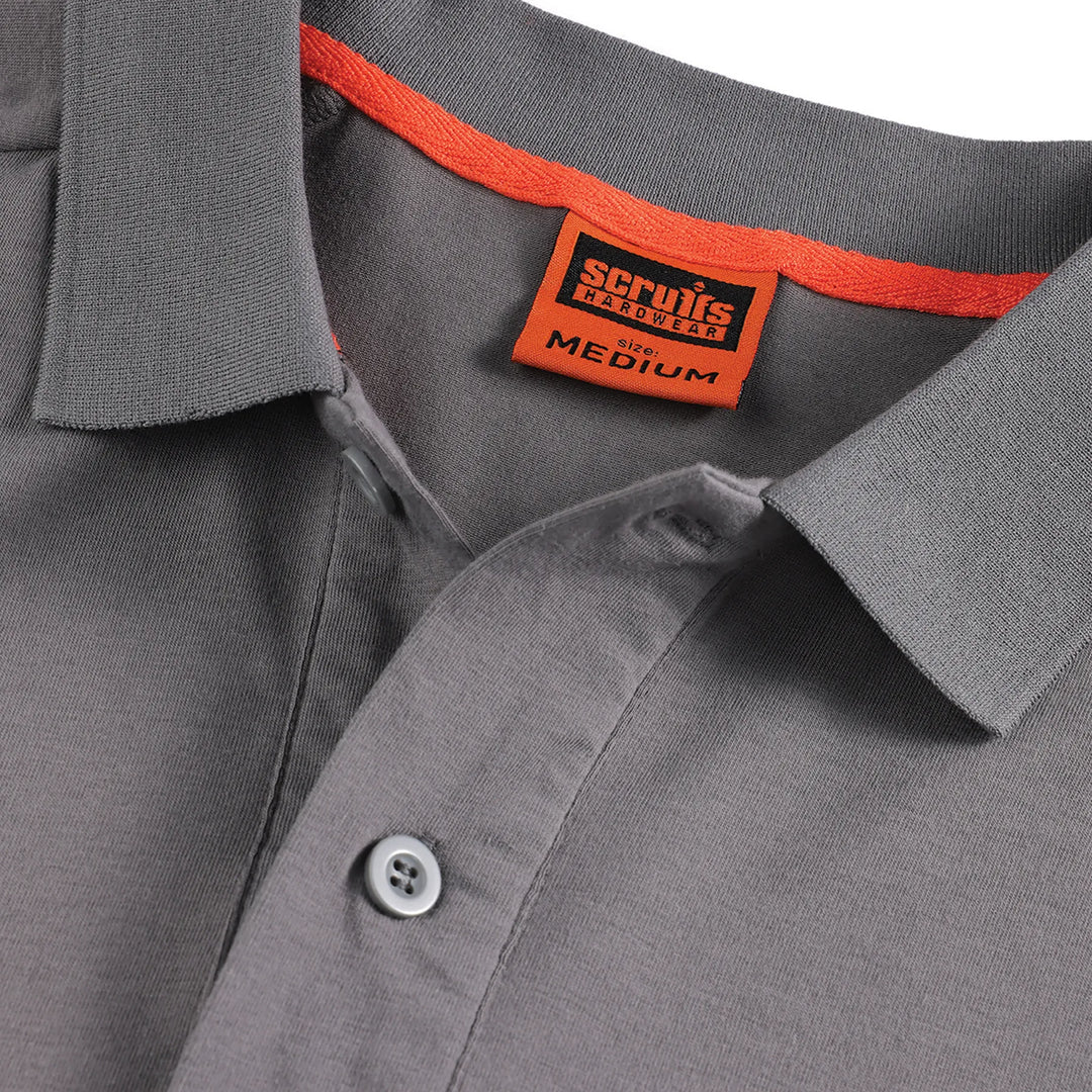 Scruffs Tech Polo Shirt Graphite — Product Detail 5 