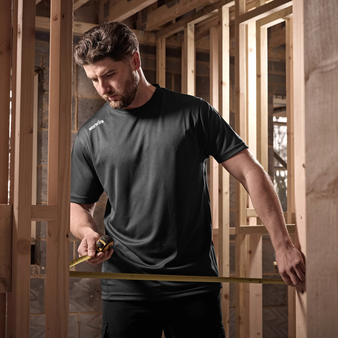 Scruffs Tech T-Shirt Black — Product Detail 9 