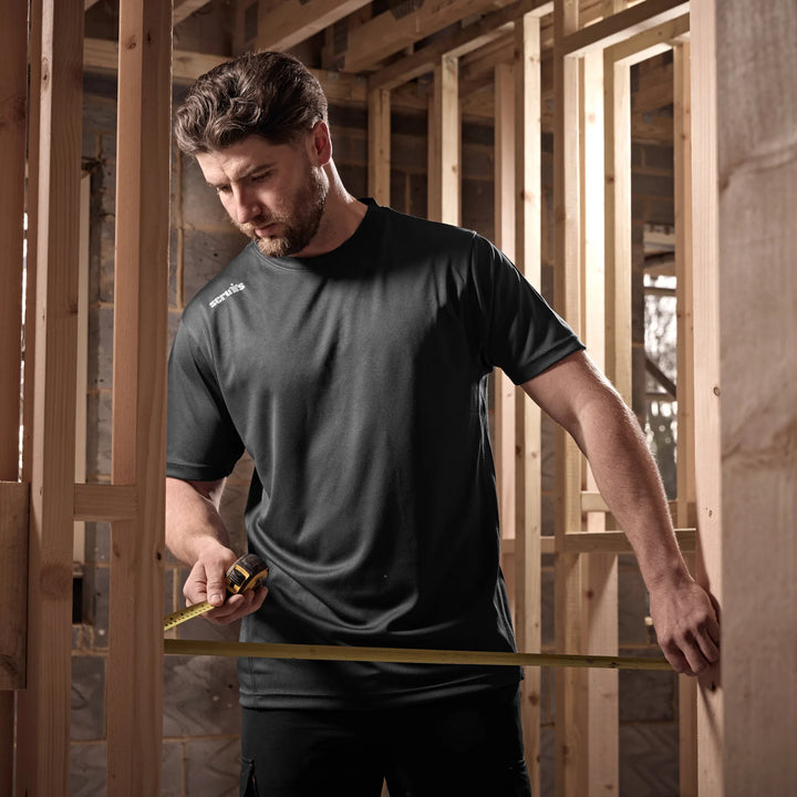 Scruffs Tech T-Shirt Black — Product Detail 9 
