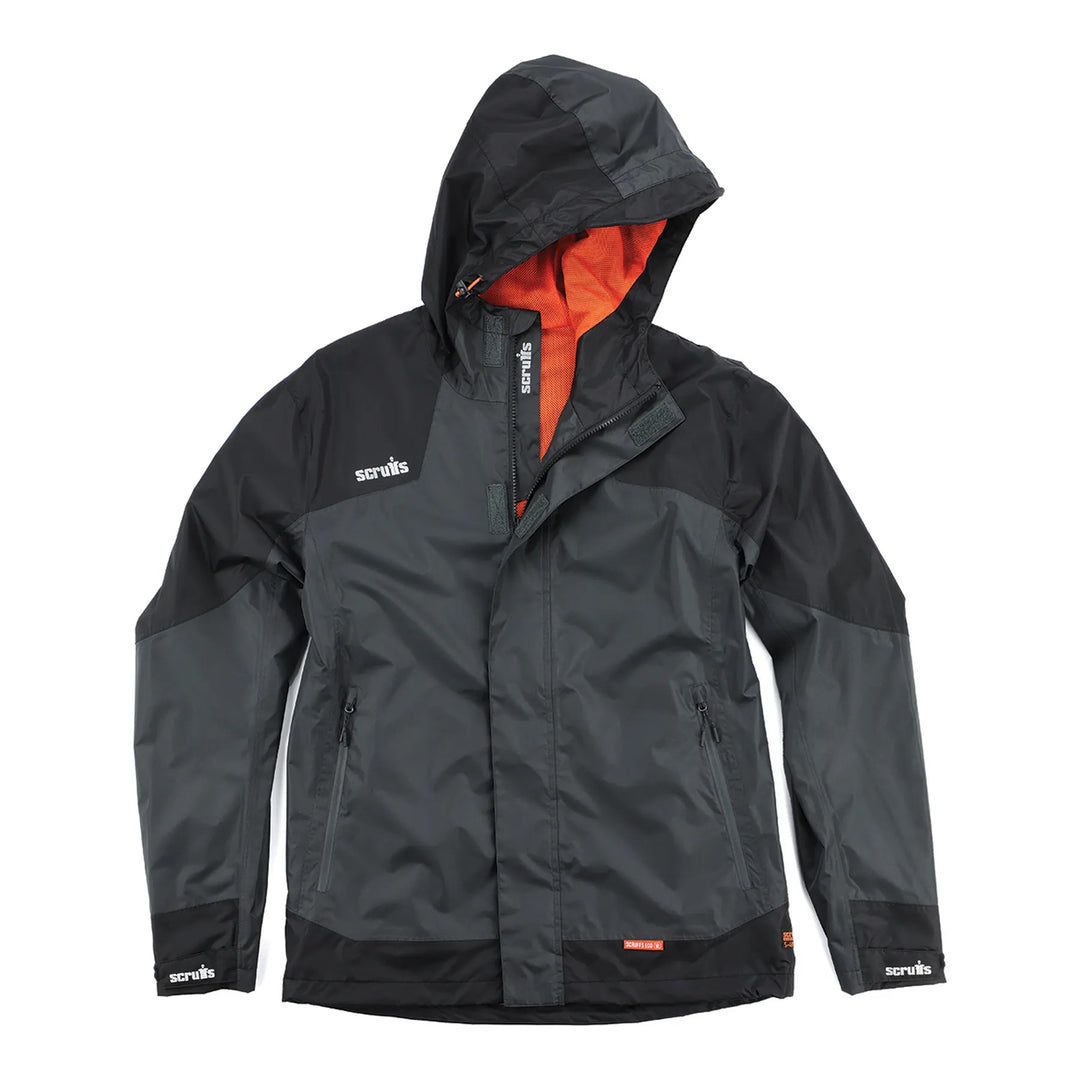 Scruffs Tech Waterproof Jacket Graphite/Black — Hero #colour_graphite-black