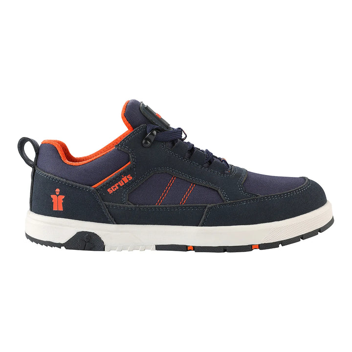 Scruffs Telford SB Safety Trainers Navy — Hero 