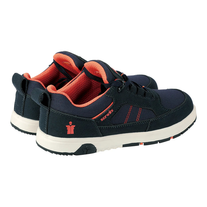 Scruffs Telford SB Safety Trainers Navy — Side View 