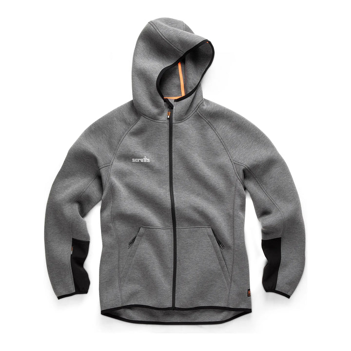 Scruffs Trade Air-Layer Hoodie Charcoal — Hero 