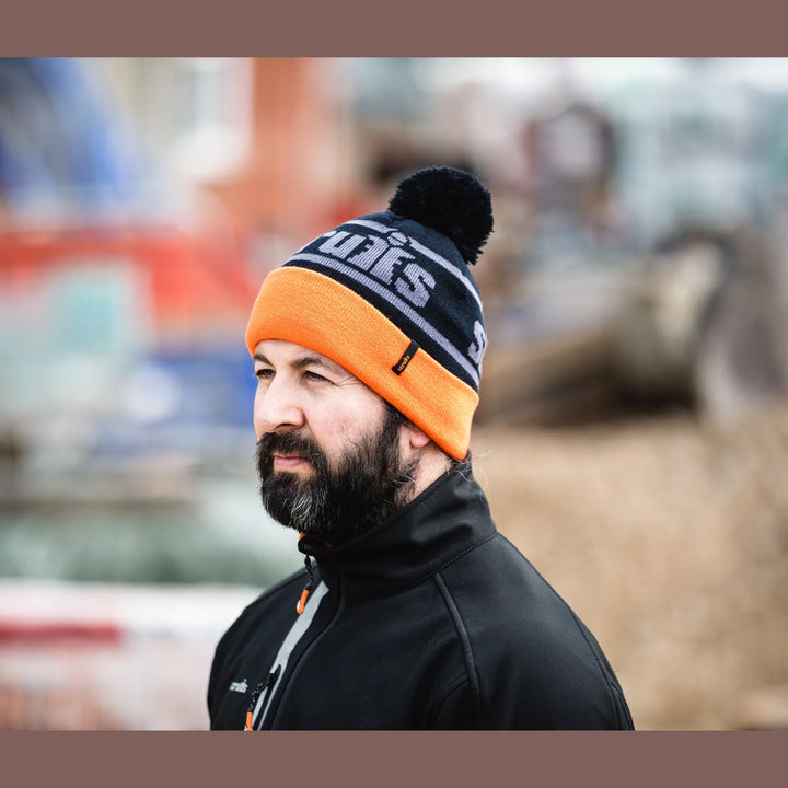 Scruffs Trade Bobble Hat Black/Orange — Product Detail 3 