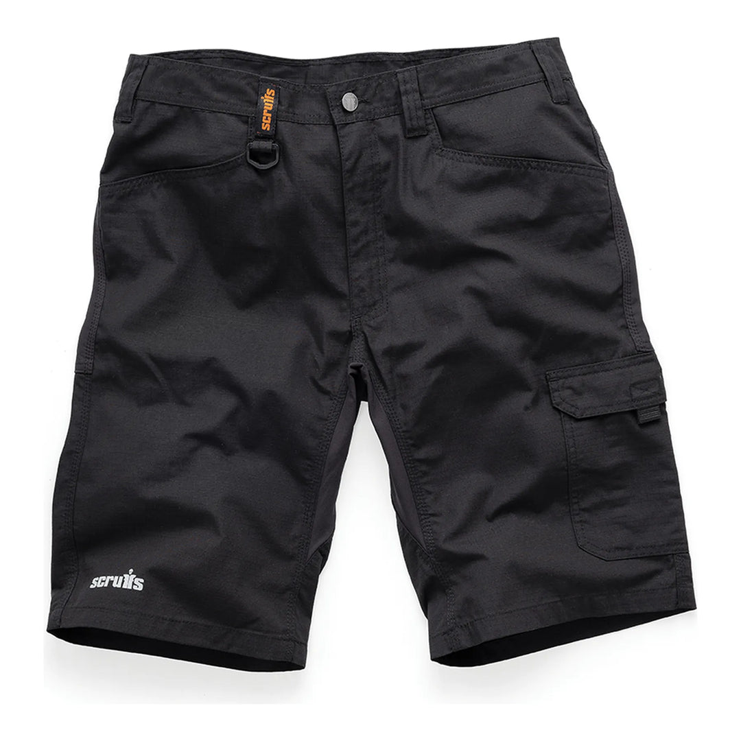 Scruffs Trade Flex Shorts Black — Hero #colour_black