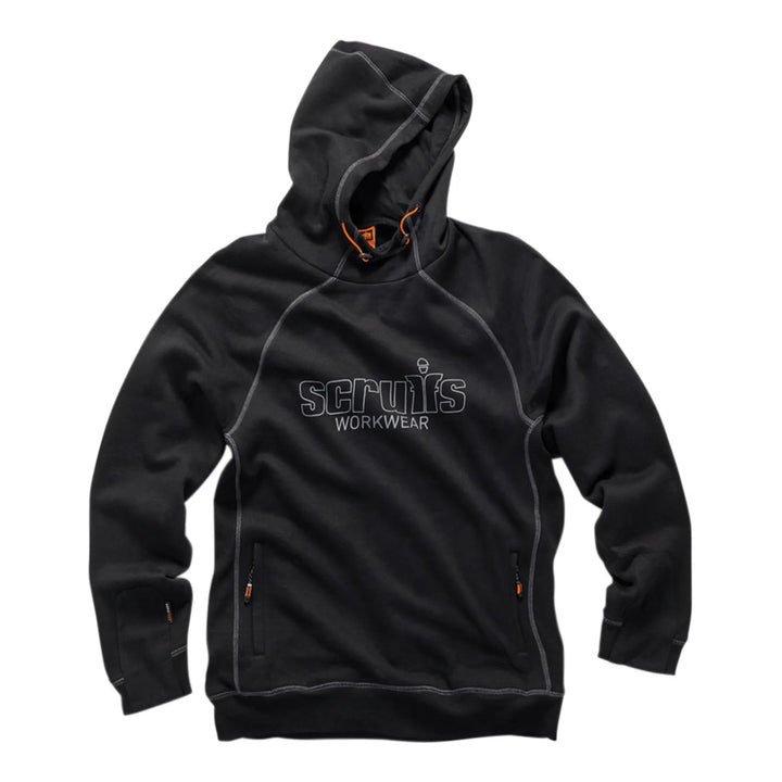 Scruffs Trade Hoodie Black — Hero 