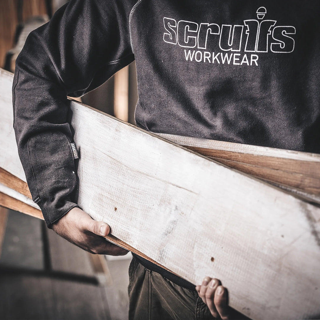 Scruffs Trade Hoodie Black — Worn on Site 