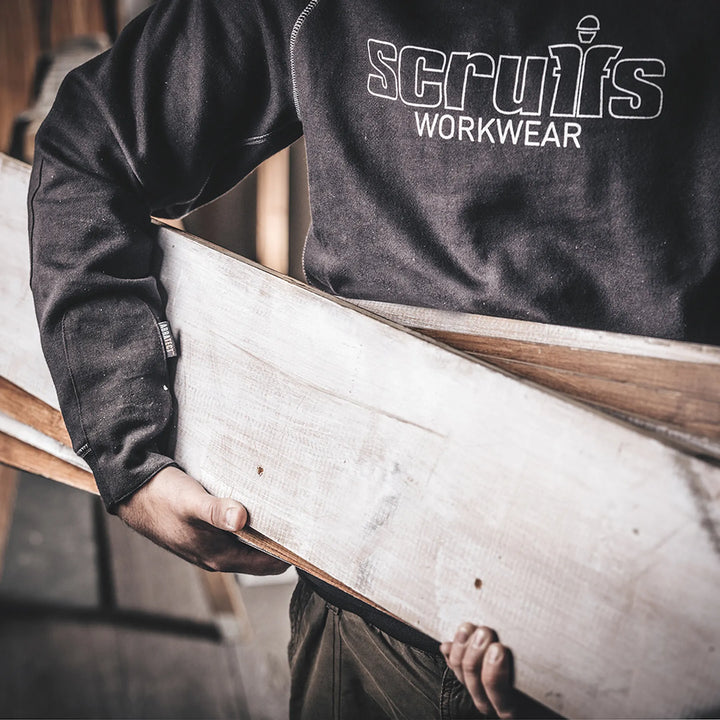 Scruffs Trade Hoodie Black — Worn on Site 