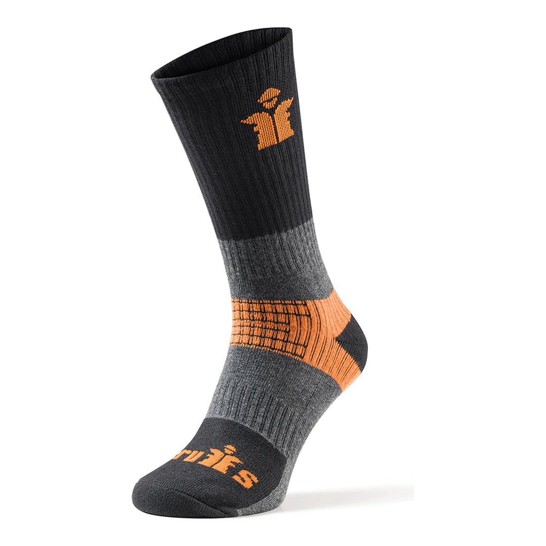 Scruffs Trade Socks 3 Pack Black — Hero #colour_black
