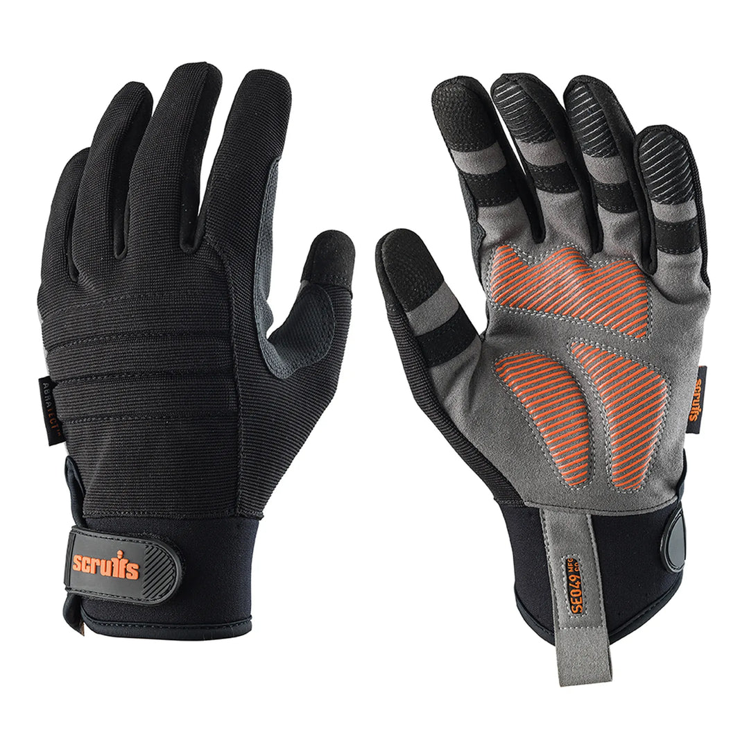 Scruffs Trade Work Gloves Black — Hero #colour_black