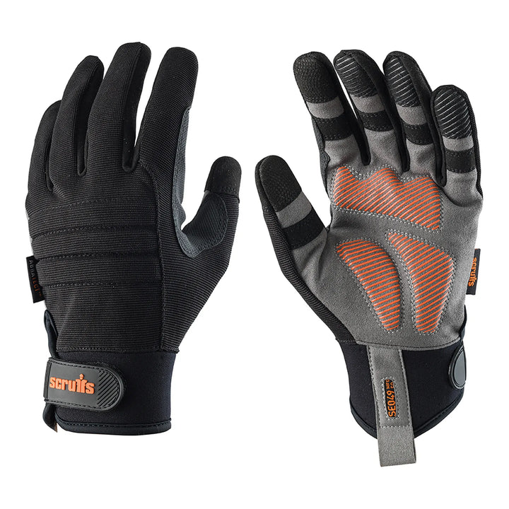 Scruffs Trade Work Gloves Black — Hero 
