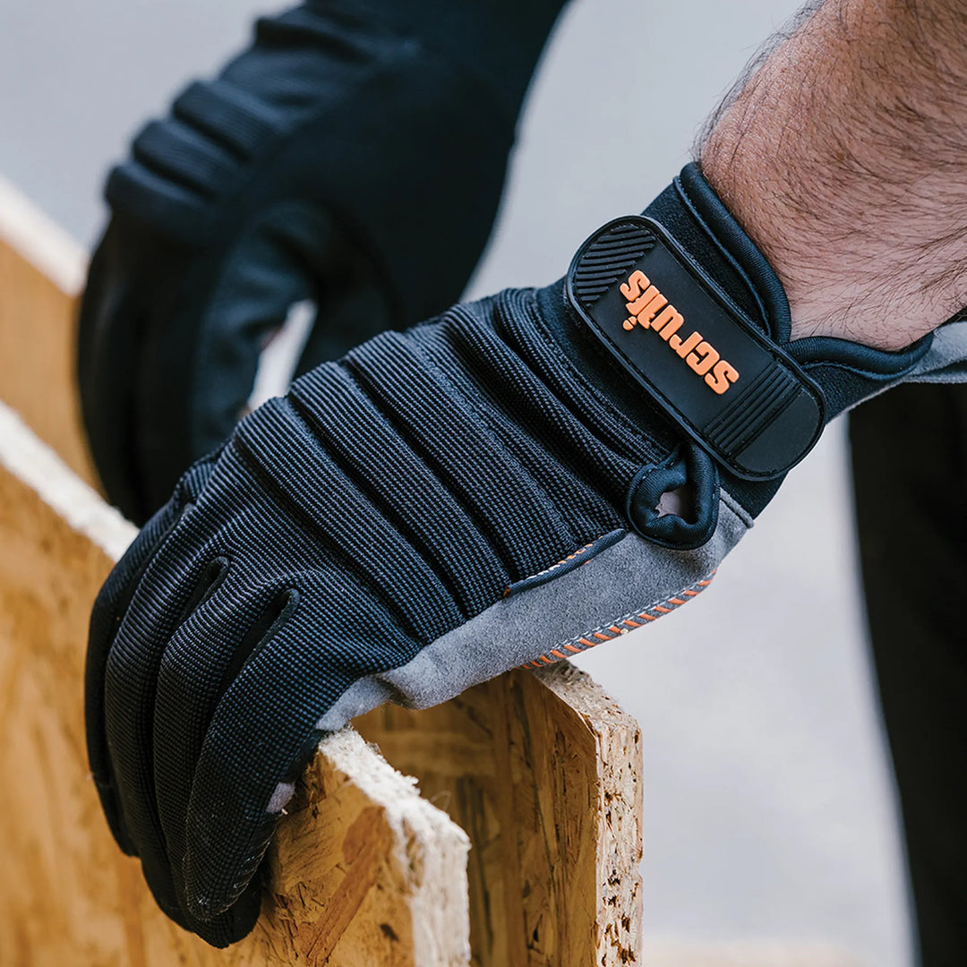 Scruffs Trade Work Gloves Black — Worn on Site 
