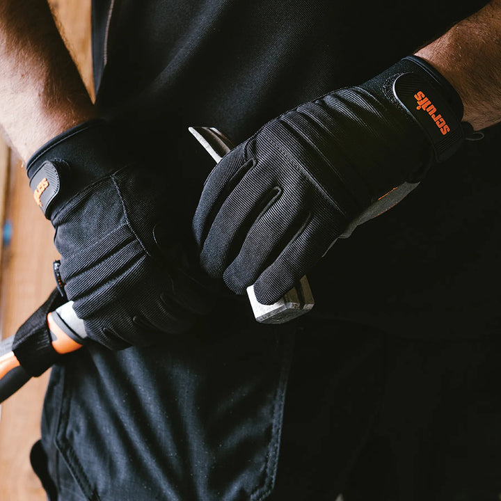 Scruffs Trade Work Gloves Black — Worn on Site 