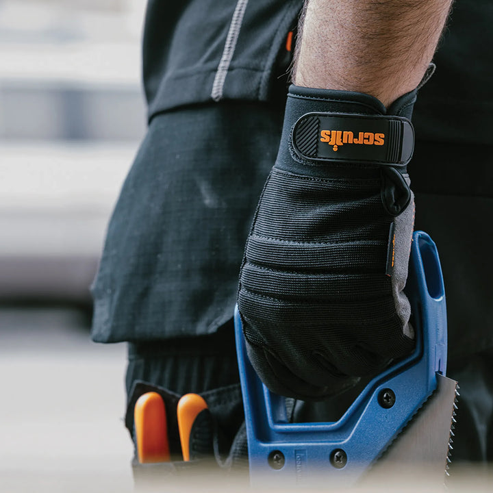 Scruffs Trade Work Gloves Black — Worn on Site 