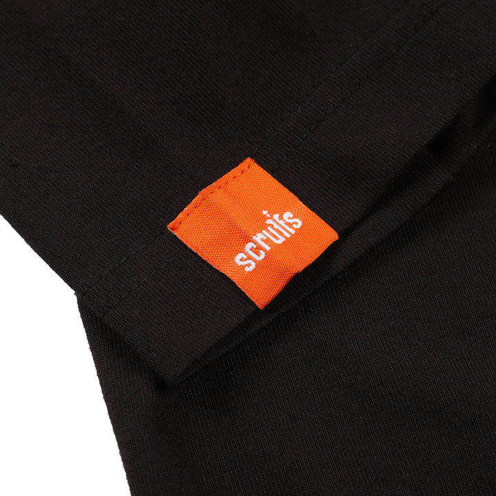 Scruffs Winslow Long Sleeve T-Shirt Black — Product Detail 6 