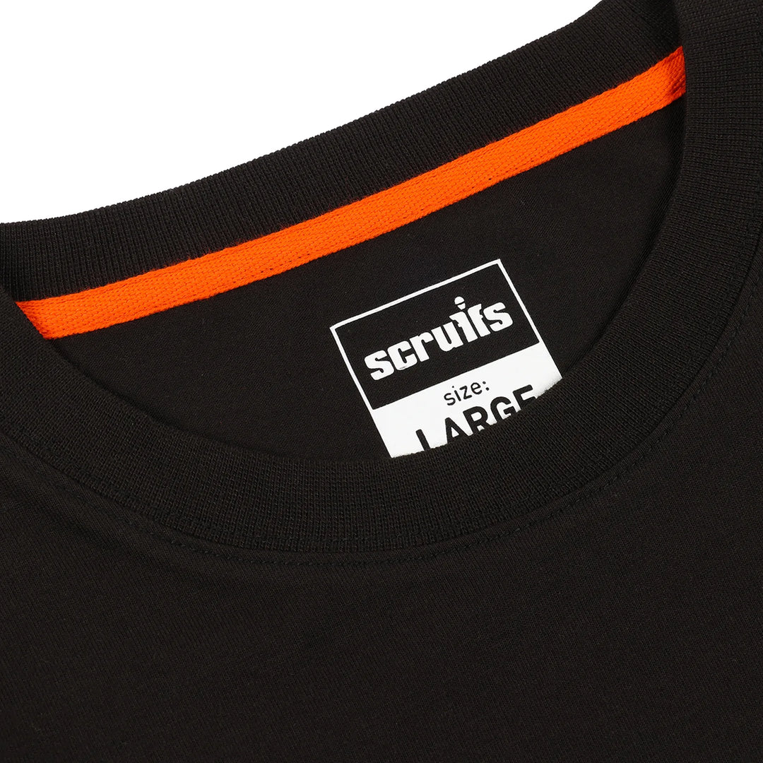 Scruffs Winslow Long Sleeve T-Shirt Black — Product Detail 7 