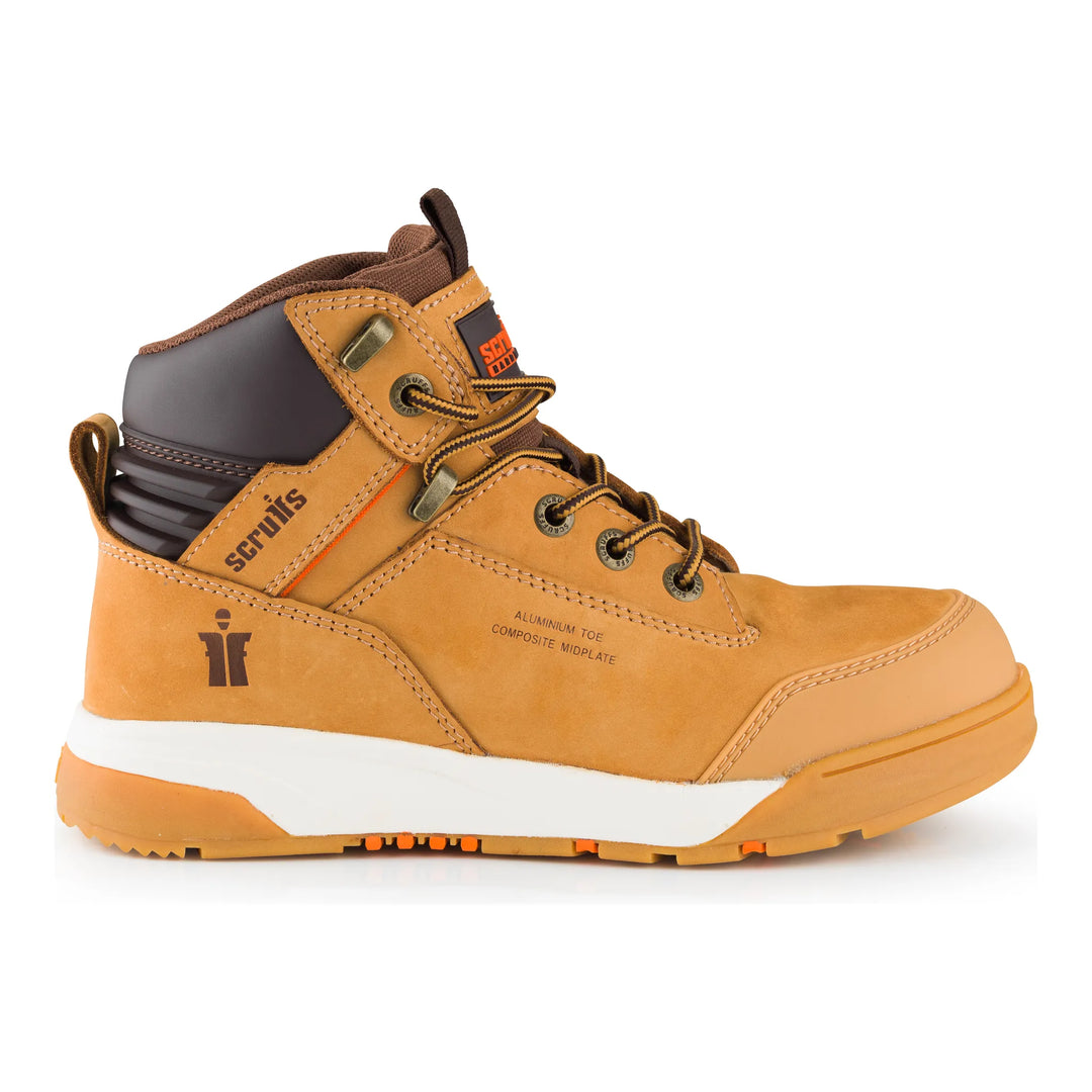Scruffs Womens Switchback S3S Safety Boots Tan — Hero #colour_tan