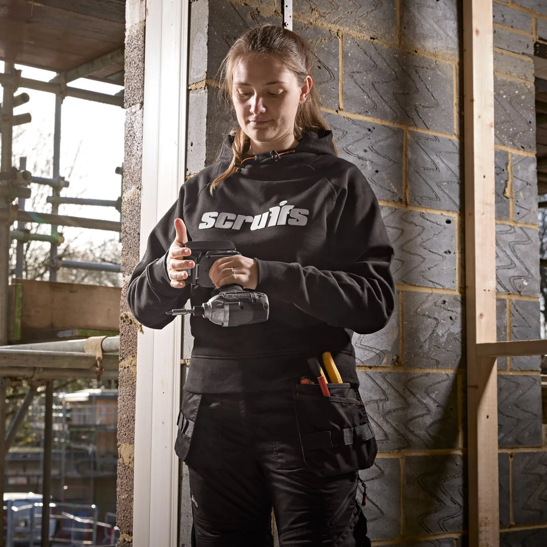 Scruffs Womens Tamworth Logo Hoodie Black — Product Detail 405 