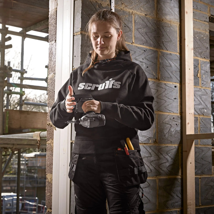 Scruffs Womens Tamworth Logo Hoodie Black — Product Detail 405 