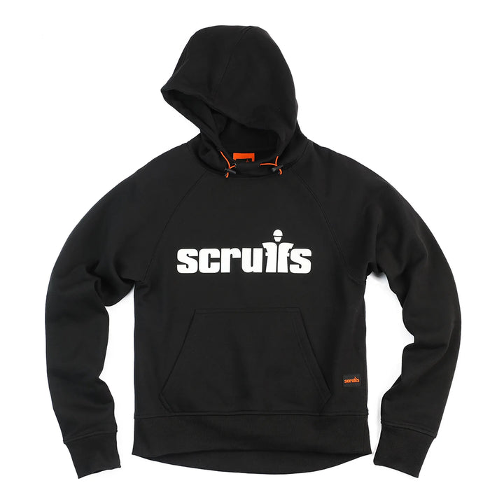 Scruffs Womens Tamworth Logo Hoodie Black — Hero 