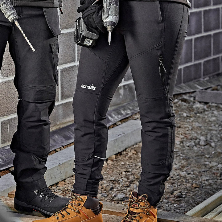 Scruffs Womens Tech Trousers Black — Worn on Site 