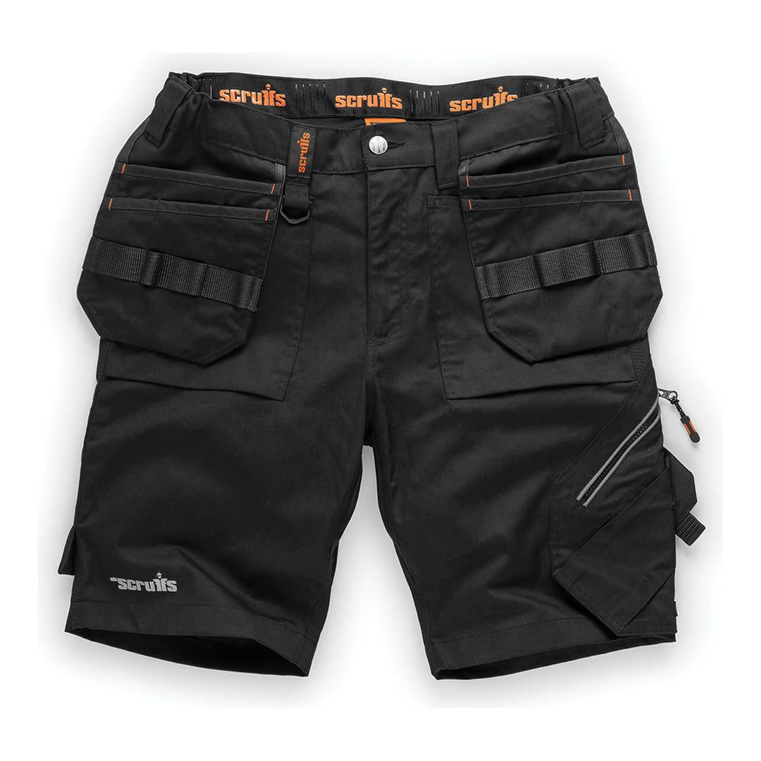 Scruffs Womens Trade Flex Holster Shorts Black — Hero #colour_black