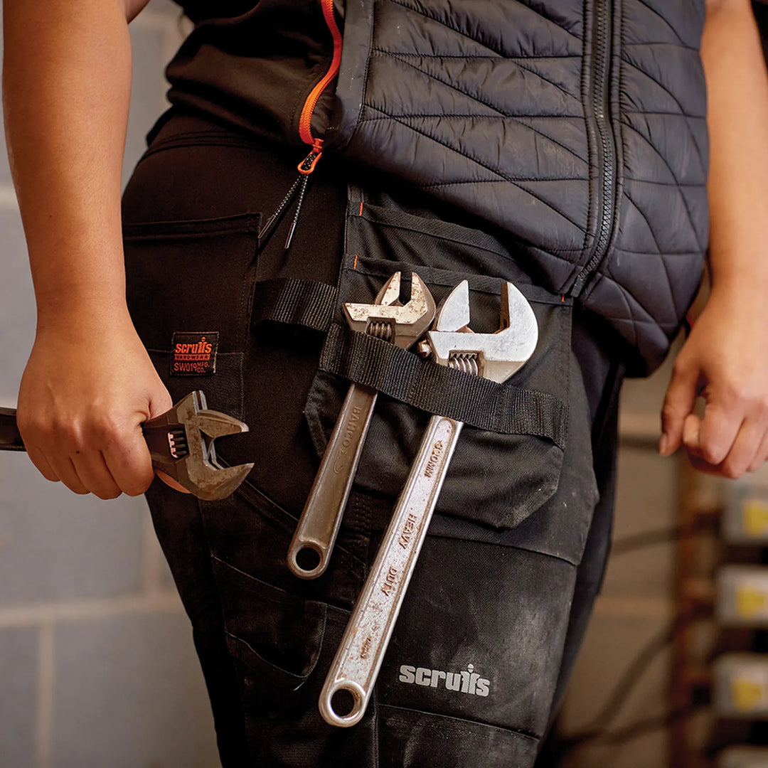 Scruffs Womens Trade Flex Holster Trousers Black — Worn on Site 