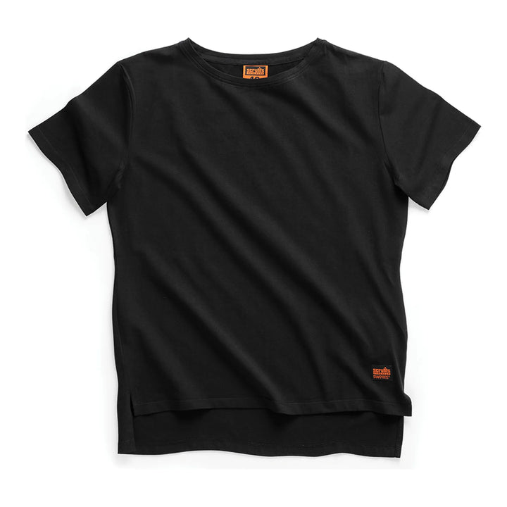 Scruffs Womens Trade T-shirt Black — Hero 
