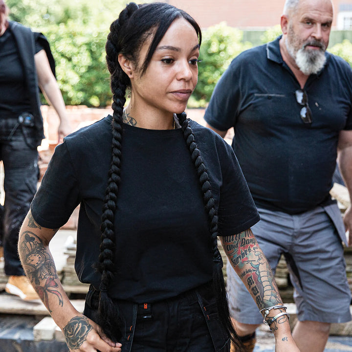 Scruffs Womens Trade T-shirt Black — Worn on Site 