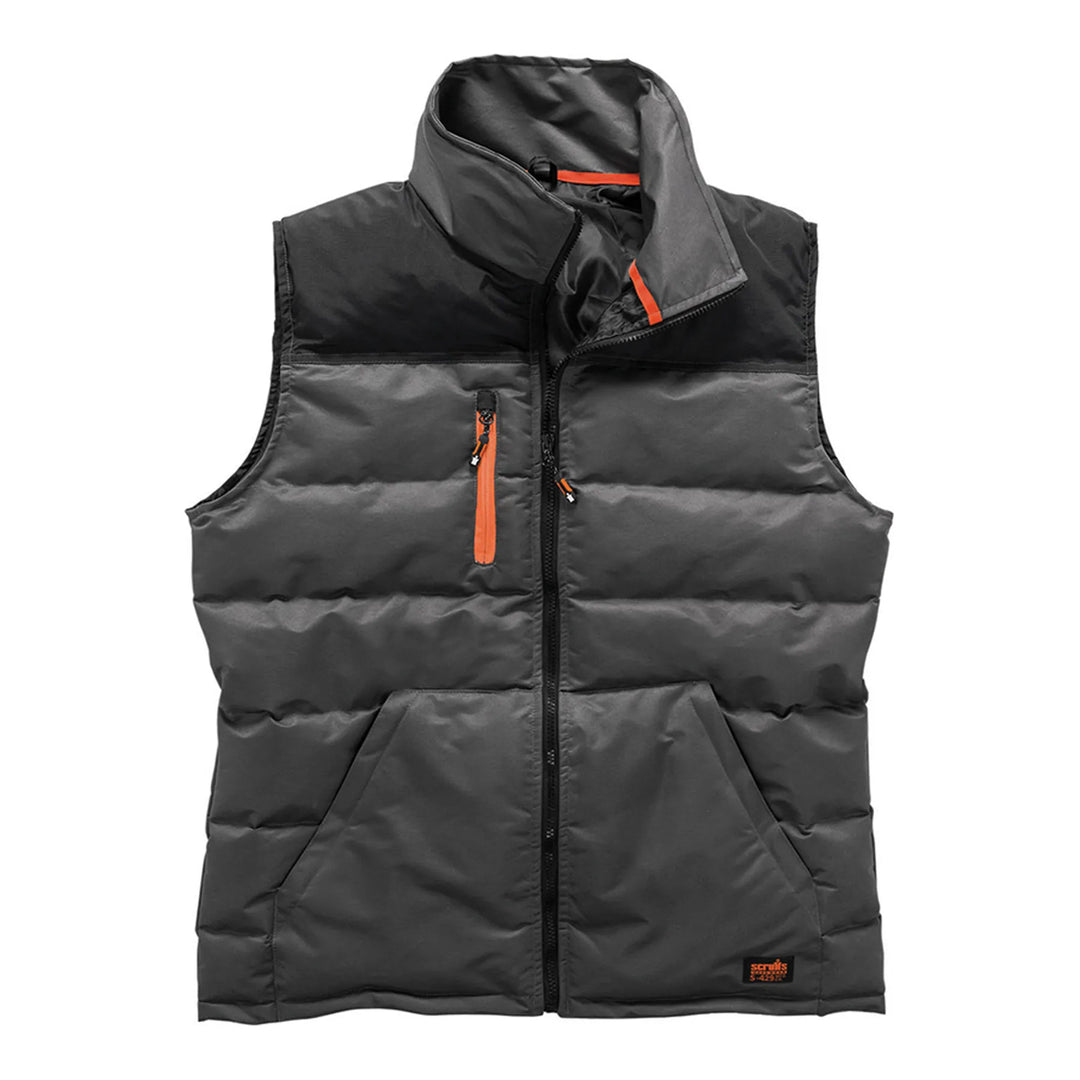 Scruffs Worker Bodywarmer Black/Charcoal — Hero #colour_black-charcoal
