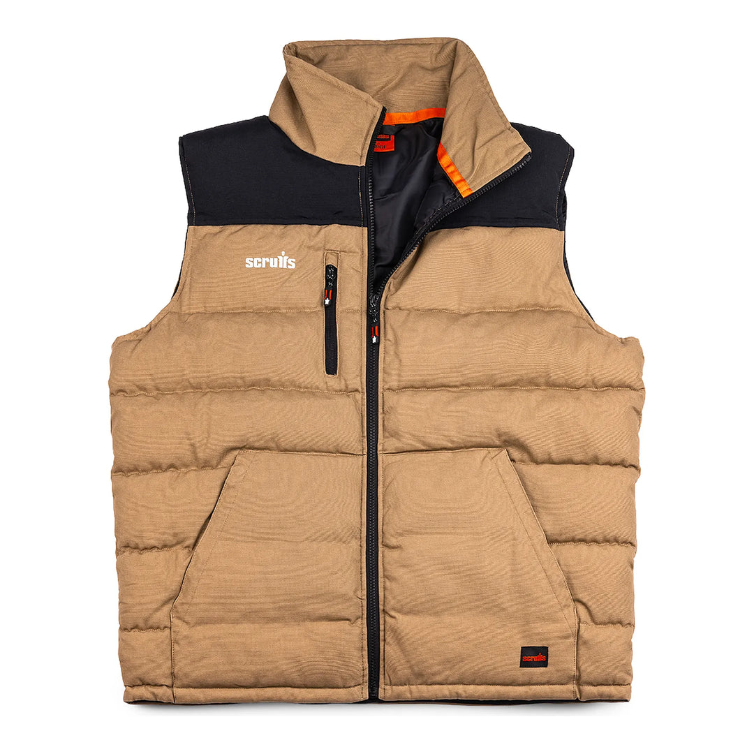 Scruffs Worker Bodywarmer Stone — Hero 