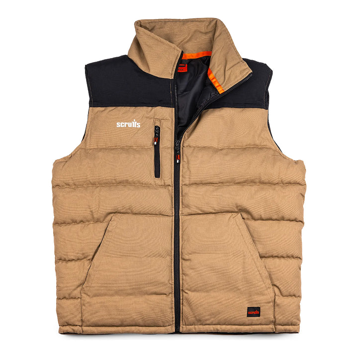 Scruffs Worker Bodywarmer Stone — Hero 