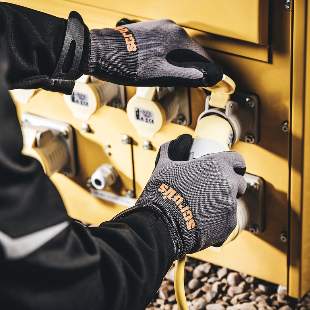 Scruffs Worker Gloves 5 Pack Grey — Worn on Site 