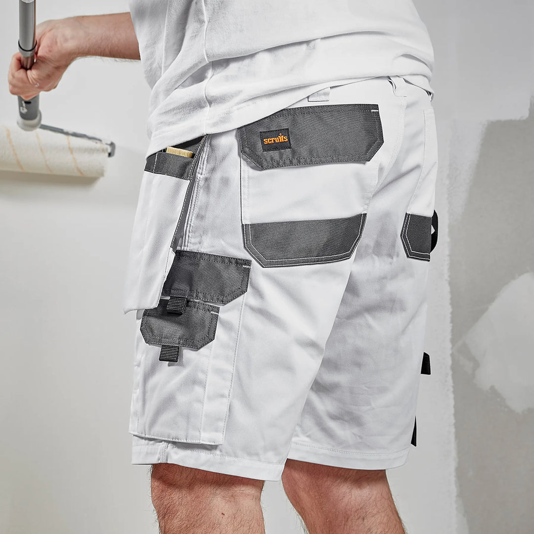Scruffs Worker Plus Holster Shorts White — Product Detail 10 