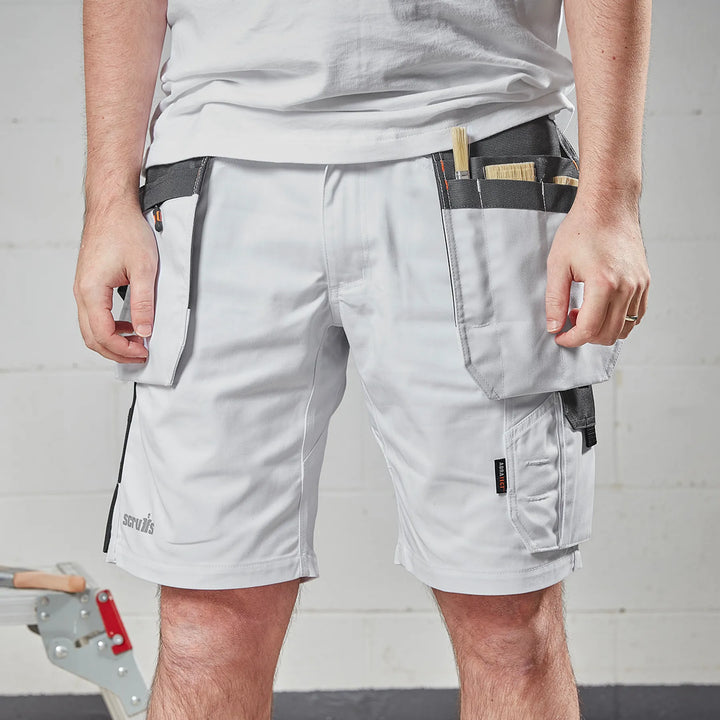 Scruffs Worker Plus Holster Shorts White — Product Detail 11 