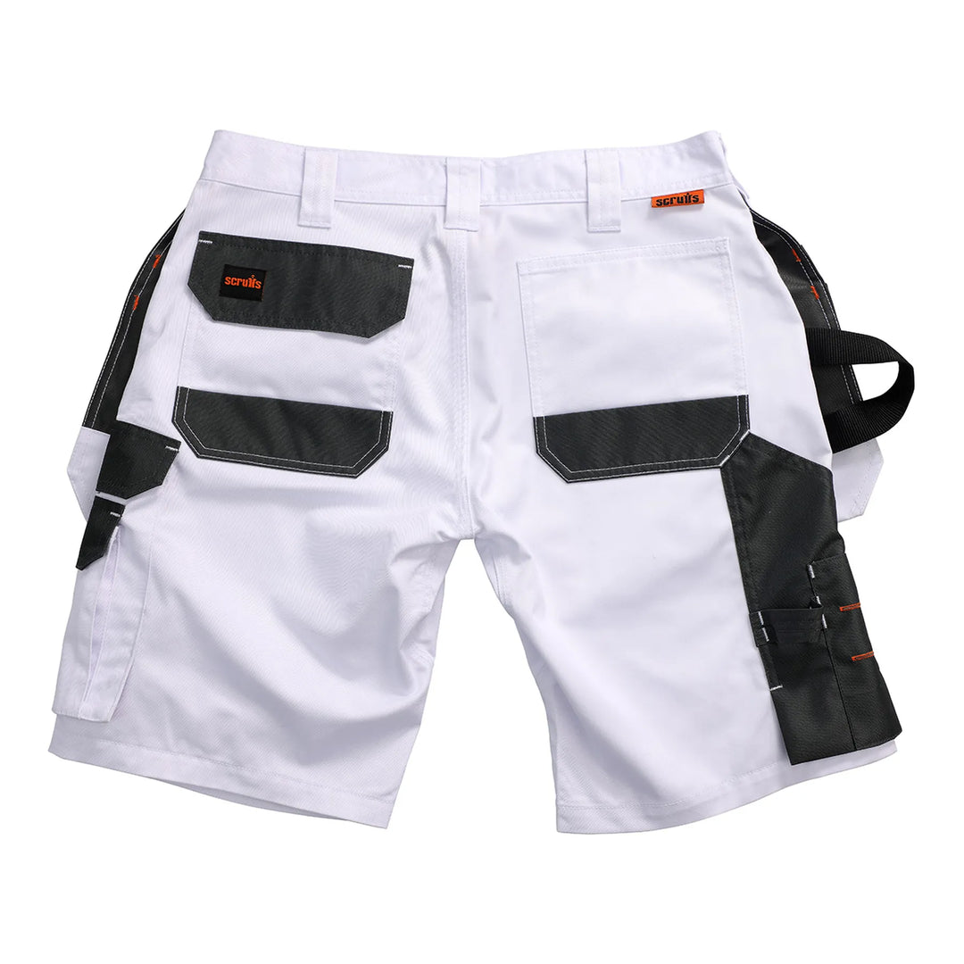 Scruffs Worker Plus Holster Shorts White — Product Detail 1 