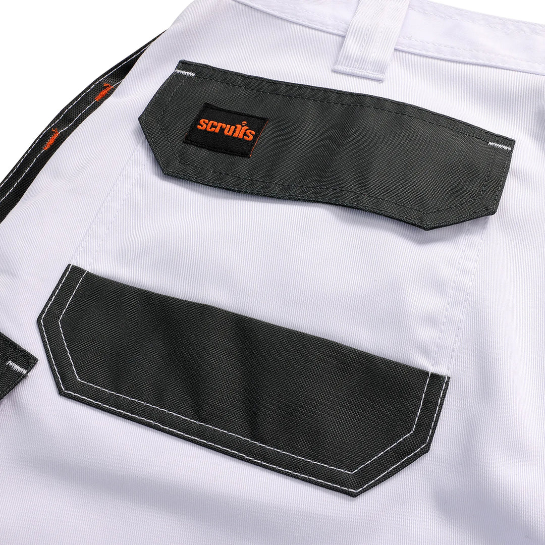 Scruffs Worker Plus Holster Shorts White — Product Detail 9 