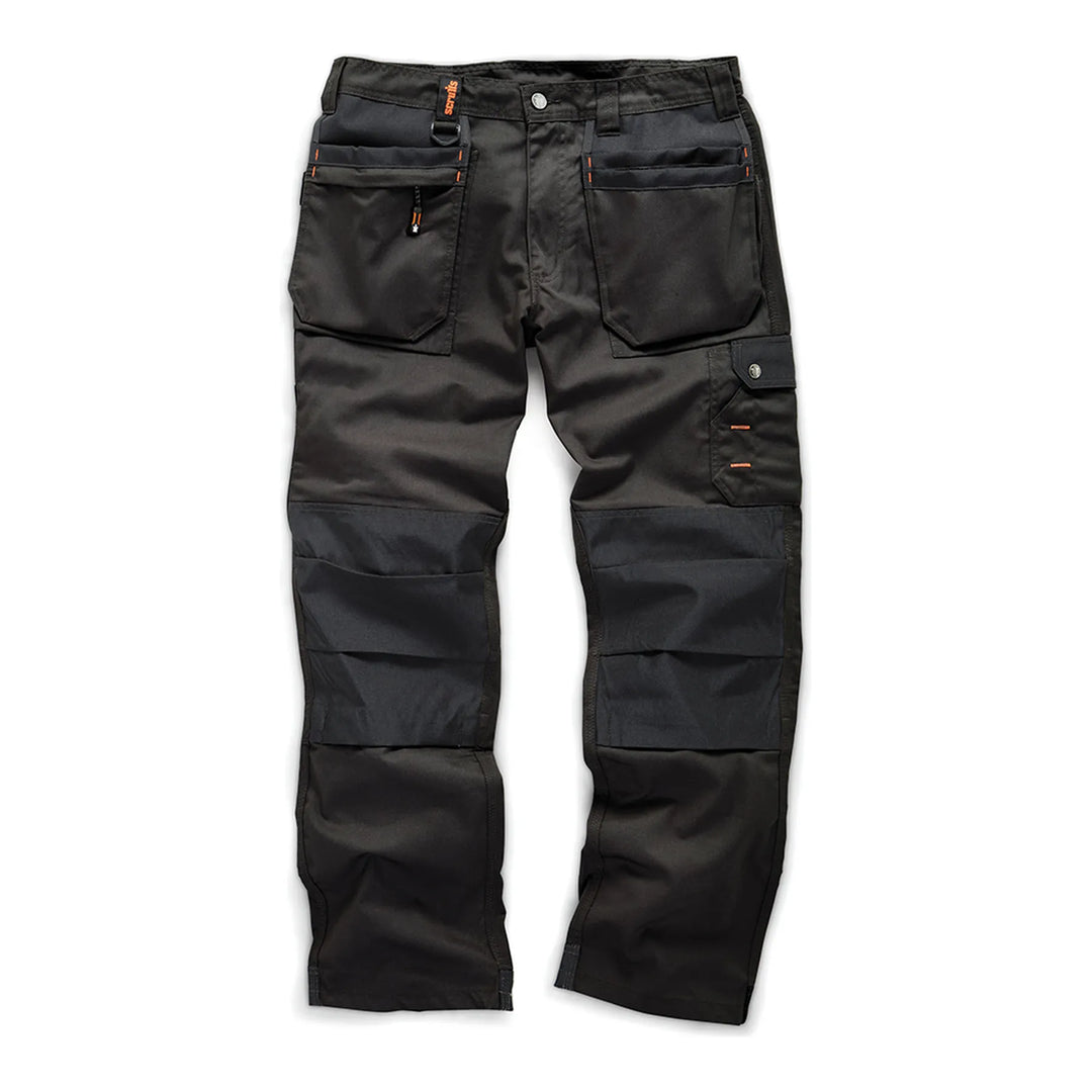 Scruffs Worker Plus Trousers Black — Hero 