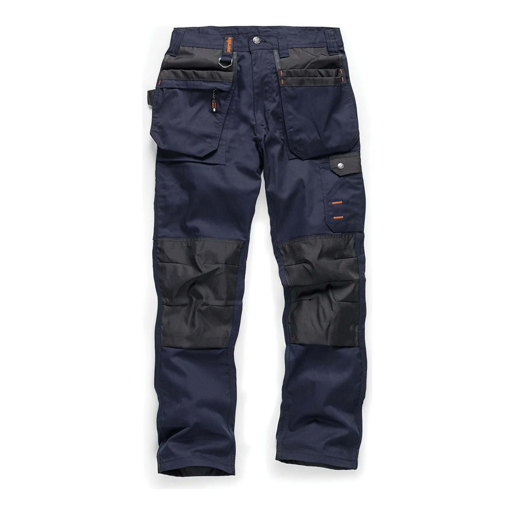Scruffs Worker Plus Trousers Navy — Hero #colour_navy